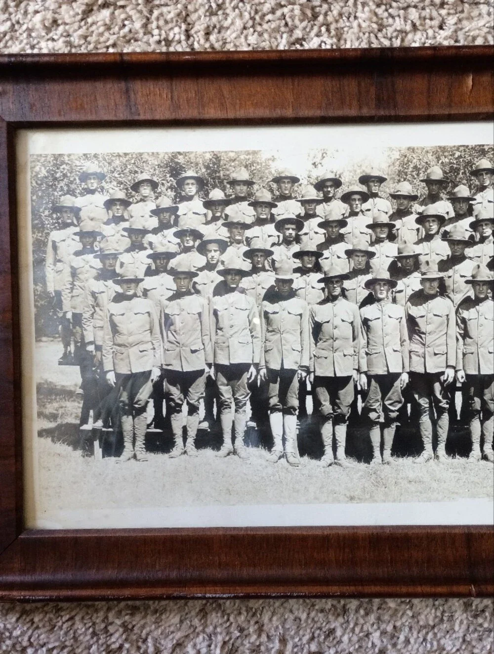 WW1-1918 Camp Grant 4' X 1' Photograph In Original Frame